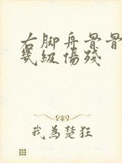 右脚舟骨骨折算几级伤残