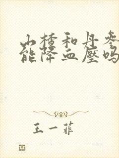 山楂和丹参泡水能降血压吗