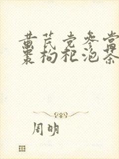 黄芪党参当归红枣枸杞泡茶的功效封面