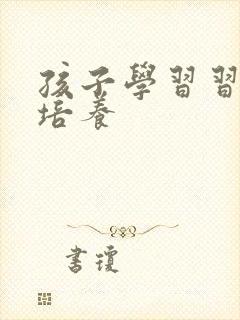 孩子学习习惯的培养
