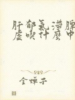 肝郁气滞脾肾两虚吃什么中成药