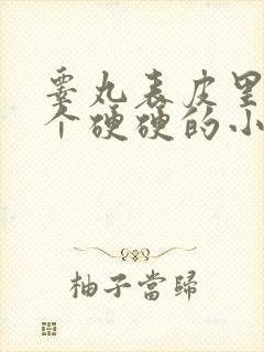 睾丸表皮里面有个硬硬的小疙瘩封面