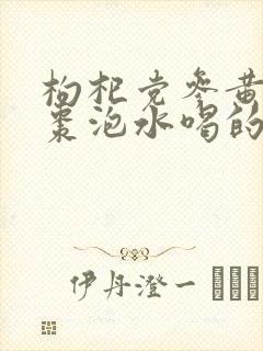 枸杞党参黄芪红枣泡水喝的功效