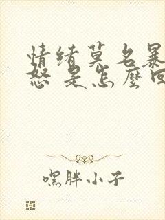 情绪莫名暴躁易怒 是怎么回事