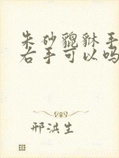 朱砂貔貅手串戴右手可以吗封面