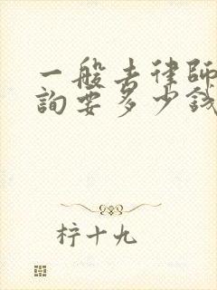 一般去律师所咨询要多少钱封面