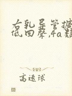 右乳导管扩张并低回声,4a类什么意思