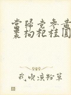 当归党参黄芪红枣枸杞桂圆的功效与作用