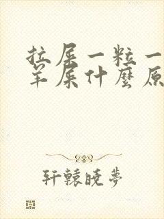 拉屎一粒一粒像羊屎什么原因