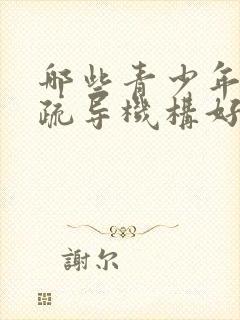哪些青少年心理疏导机构好