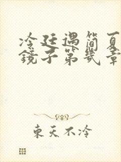 冷廷遇简夏对着镜子第几章