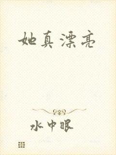 她真漂亮封面