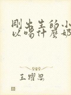 刚出生的小猫可以喝什么奶