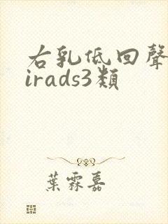 右乳低回声区birads3类封面