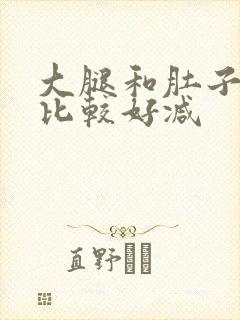 大腿和肚子那个比较好减