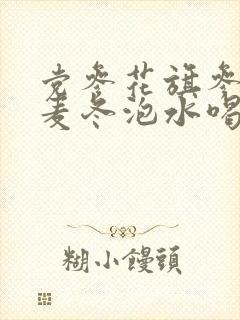 党参花旗参黄芪麦冬泡水喝的功效