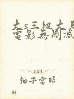大s三级大尺度电影无删减封面