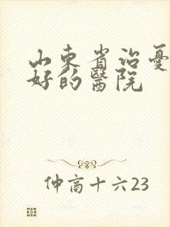 山东省治忧郁症好的医院封面