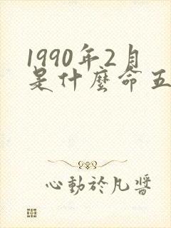 1990年2月是什么命五行属什么