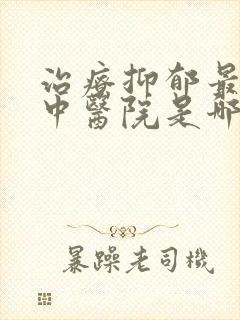 治疗抑郁最好的中医院是哪里