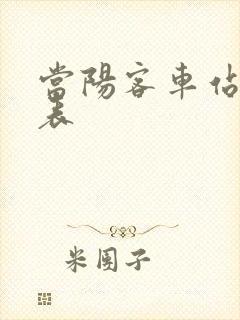 当阳客车站时刻表