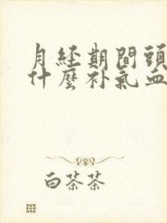 月经期间头晕吃什么补气血又调理