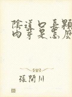 阴道口长颗粒状肉芽是怎麽回事