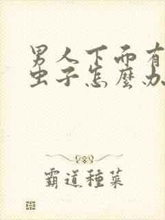 男人下面有阴虱虫子怎么办