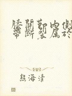 膝关节内侧副韧带断裂属于几级残疾