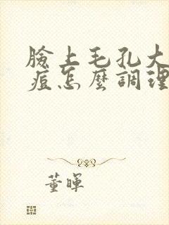 脸上毛孔大长痘痘怎么调理封面