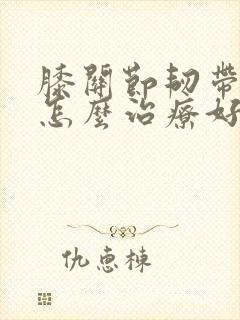 膝关节韧带拉伤怎么治疗好封面