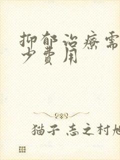 抑郁治疗需要多少费用封面