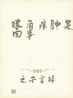 眼角痒肿是怎么回事