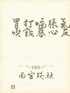 胃打嗝胀气不想吃饭恶心反酸封面