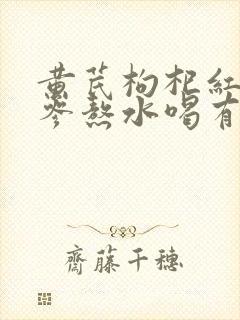 黄芪枸杞红枣党参熬水喝有什么作用