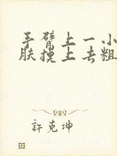 手臂上一小块皮肤摸上去粗糙