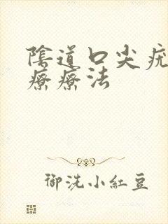 阴道口尖疣湿治疗疗法封面