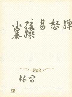 小孩易怒脾气的暴躁