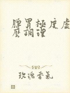 脾胃极度虚弱怎么调理封面