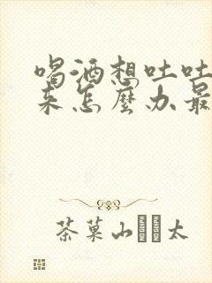 喝酒想吐吐不出来怎么办最有效方法