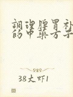 调理脾胃补气血的中药方子封面