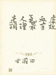 老人气血虚怎么调理最有效