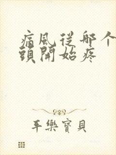 痛风从哪个脚趾头开始疼封面