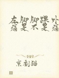 左脚脚踝外侧疼痛是不是痛风