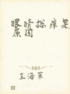 眼睛总痒是什么原因封面