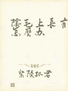 阴毛上长有阴虱怎么办