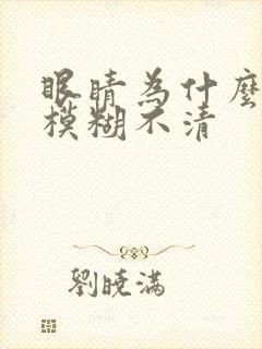 眼睛为什么突然模糊不清