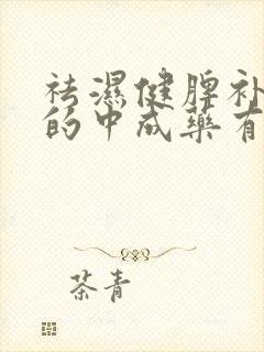 祛湿健脾补气血的中成药有哪些