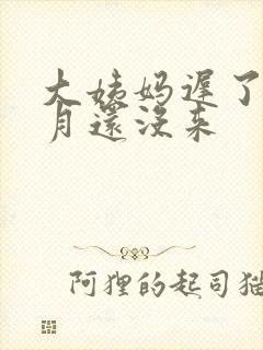 大姨妈迟了半个月还没来