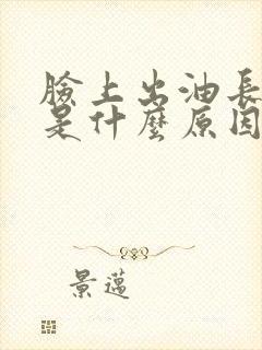 脸上出油长暗疮是什么原因引起的封面